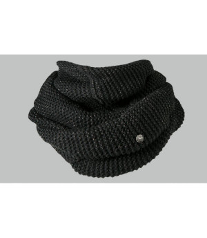 Inverno snood sgualcita Candice col black